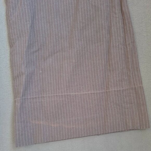 RW&CO Women Trousers Vertical Tapered Mid Rise Striped Gray Size 6 Straight Leg - Picture 15 of 16